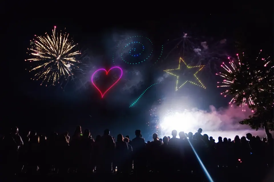 Festivals drone light show